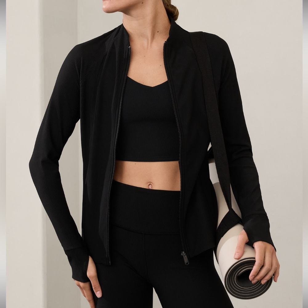 Athleta Salutation Jacket in Pyrite